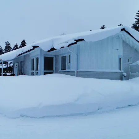 Snowwhite House Near Arctic Circle *